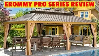 EROMMY 14x24 Pro Series Aluminum Gazebo Review | Best Hardtop Gazebo for Patio & Garden 2025