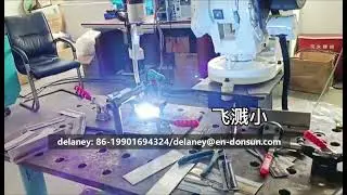 Shanghai donsun NBC 350RL welding machine with ABB robot