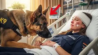Умирающая полицейская умоляла увидеть K9 &mdash; и поступок овчарки довёл всех до слёз!