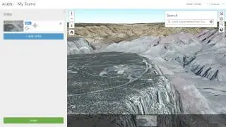 Author web scenes using ArcGIS Online