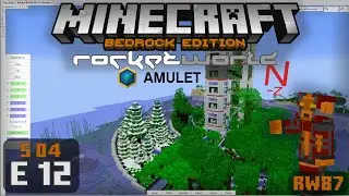Using Amulet to Upgrade Chunks - Let's Play Minecraft Bedrock 1.21 Survival - Rocket World S04 E12
