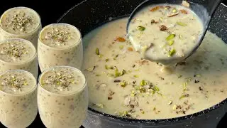 A Healthy Energy Drink Milk For Ramadan Drink milk you will get full health | sabudana Drink