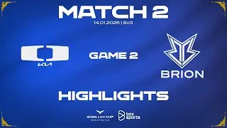 Highlights DK vs BRO | Game 2 | Match 2 | LCK CUP 2026