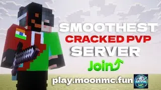 Best Cracked PVP Server ? | play.moonmc.fun #minecraft #pvp 