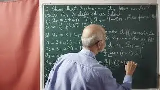 Class 10 ARITHMETIC PROGRESSIONS Exercise 5 . 3 ( Q .10 ) (  1 , 2 ) NCERT textbook.