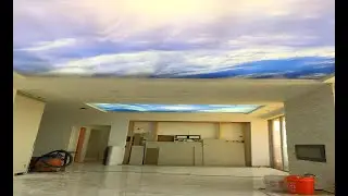 Stretch Ceiling Printed installation | Art Ceilings Design