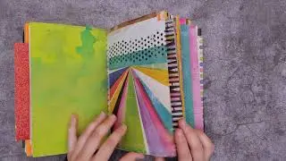 *SOLD*  Bright journal series, youthful journals, free spirited journals, summer journals.