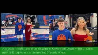 CCHS Basketball Homecoming Court 2024