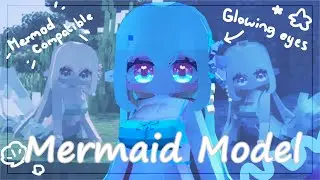 Yes Steve Model | Cute Mermaid #minecraft #minecraftmods #yesstevemodel