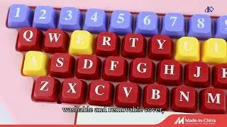 children's learning style color keyboard with large keys k700