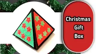 DIY Christmas Gift Box | Cute  Gift Ideas | Triangle Gift Box