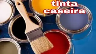 COMO FAZER TINTA CASEIRA ESMALTE SINTÉTICO CASEIRO; tinta base óleo faça você mesmo