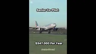 How Much Pilots Earn 🤑 (American Airlines) #pilot #aviation #flying #plane
