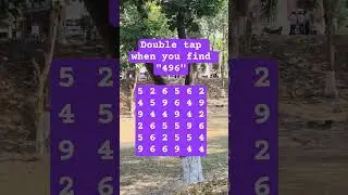 Observation Visual Test: 5 Seconds For You To Spot:497. Try Your Skills!  #search #puzzle #shorts