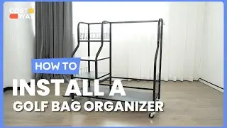 How to Install the Golf Bag Organizer | 69758234 #costway #howto