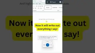Discover the Free Voice to Text Feature in Windows! #techtips #computerbasics