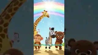 Sun Cloud Fun Kids Song | Colorful Learning Music for Toddlers #youtubekids #kidsshorts #rainbowsong