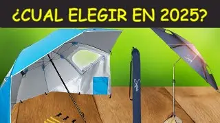 ✅ TOP 5 sombrillas de playa antiviento, ligeras y fáciles de llevar 🌴 Recomendadas en Amazon