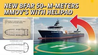 СРОЧНО: одобрены новые суда BFAR длиной 50 м &mdash; теперь с вертолетной площадкой!