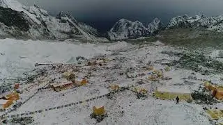 Everest Base Camp from Above | Epic Himalayan Drone Flight