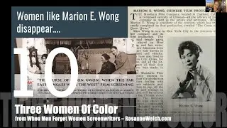 10 Three Women Of Color from When Men Forget Women Screenwriters