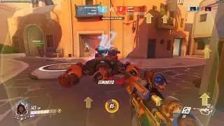 Glitch Makes Sleeping Winston Hard For Ana - Overwatch
