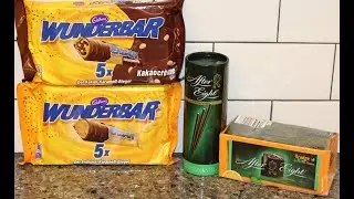 Cadbury Wunderbar Cocoa & Peanut Butter and After Eight Mint Sticks & Orange + Mint Squares