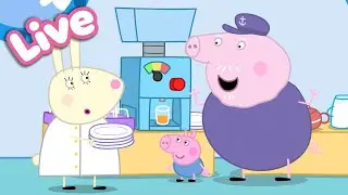 🍎 Peppa Pig Best Bites LIVE! 🐷 Peppa&rsquo;s Food & Cooking Moments |  Tales Full Episodes 24/7