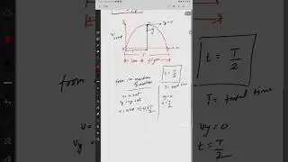 #time of flight and maximum height of projectile #motioninplane #motioninplane #motioninastraightlin