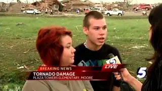 Nightmare damage reported at Moore elementary school