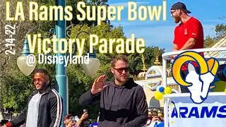 LA Rams Super Bowl Parade at Disneyland
