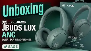 Unboxing JLab JBuds Lux ANC Over-Ear Headphones &bull; Sage