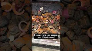 Does anyone else season their BBQ charcoal? 🤯🔥🤷🏽&zwj;♂️ With @katt_had_to_do_it