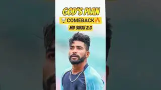 🤯Mohammad Siraj Comeback Story🔥God's Plan, T20 worldcup 2026 #Mohammadsiraj #cricketshorts #shorts