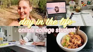 day in my life as an online college student | virginia tech