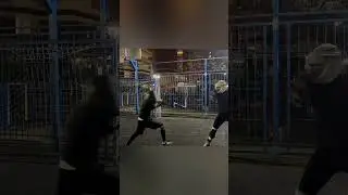 Нунчаки против палки. Спортивный Ножевой Бой Краснодар.