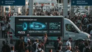 Trade Fair LED Display Van