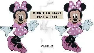 COMO HACER UNA MINNIE MOUSE EN FOAMI