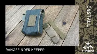 Installation of pouch keeper on FHF Gear foundational pieces.