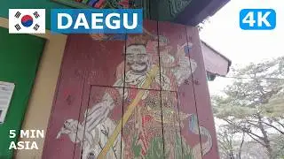 🇰🇷 South Korea - Daegu: 5 Minutes Walking Tour - 4K