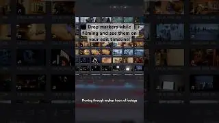 Drop markers live while shooting so they appear on your edit timeline. #resolve #fx3 #shotmarks