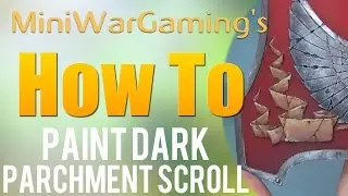 How To: Paint a Dark Parchment Scroll