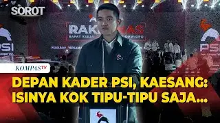 [FULL] Pidato Kaesang di Rakernas PSI, Singgung Laporan 'ABS' hingga Optimis Jadi Partai Besar