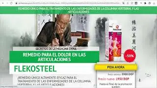 Flekosteel - Dominican Republic -  quickly remove pain