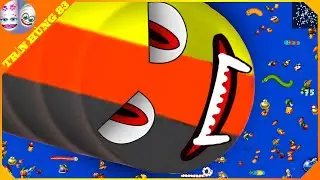 🐍WORMSZONE.IO | ГИГАНТСКАЯ ЗМЕЯ-ПОЛЗУЧОК ТОП 01 / Эпический геймплей Worms Zone! | Trần Hùng 83