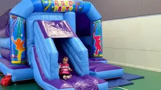 Disco Bouncy Castle With Bluetooth Speaker & Lights