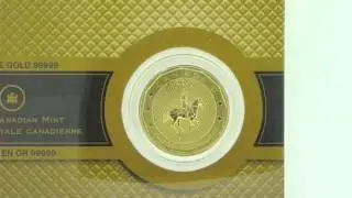Gouden Maple Leaf  99,999% puur Mountie munt 2011 | munten kopen