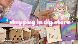 shopping in diy store ✨ stationery haul 🎀 sketchbook, sticky notes & more