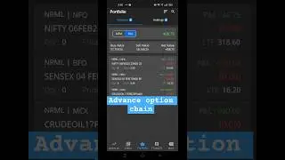 Advance option chain&hellip;..#stockmarket #aoc #trading #calculater #advanceoptionchain