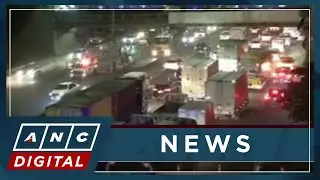 Damage to Marilao Interchange bridge cause near standstill traffic at NLEX northbound | ANC